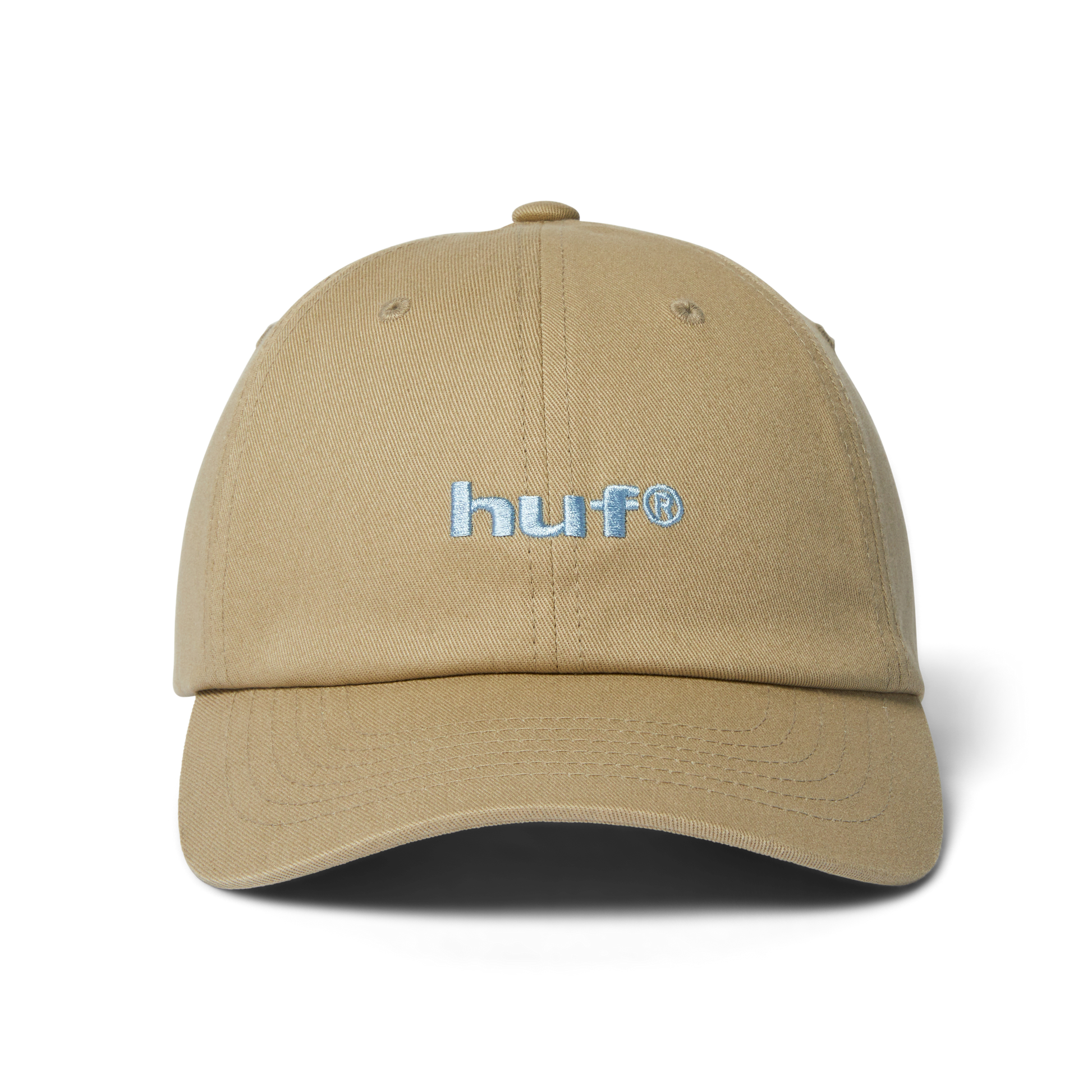 HUF 89 Embroidered 6-Panel Strapback Hat Stone/Blue