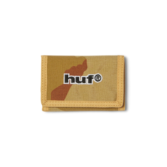 Huf 89 Wallet Brown Camo