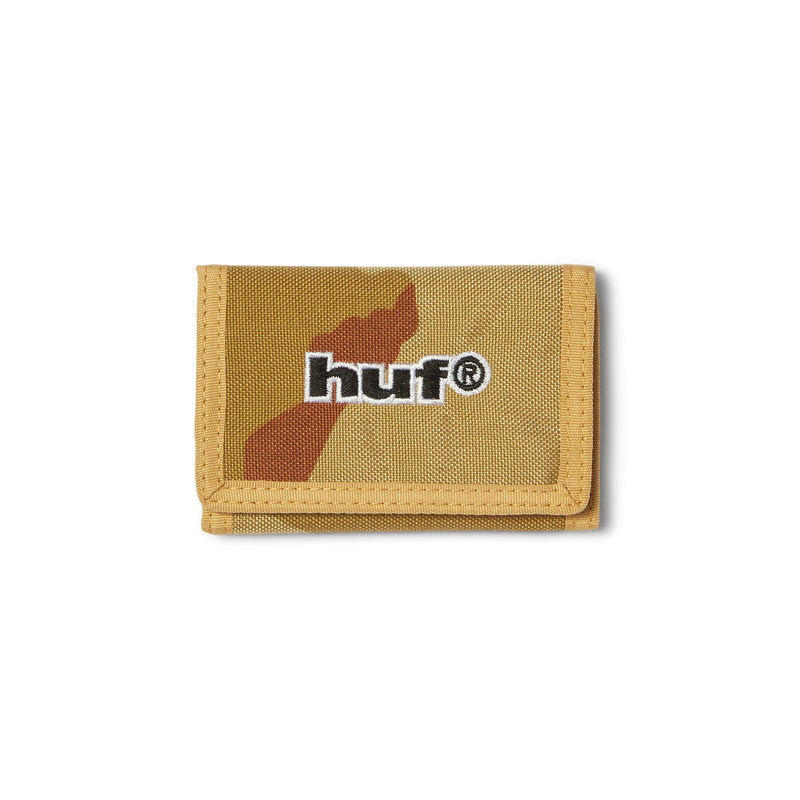 Huf 89 Wallet Brown Camo