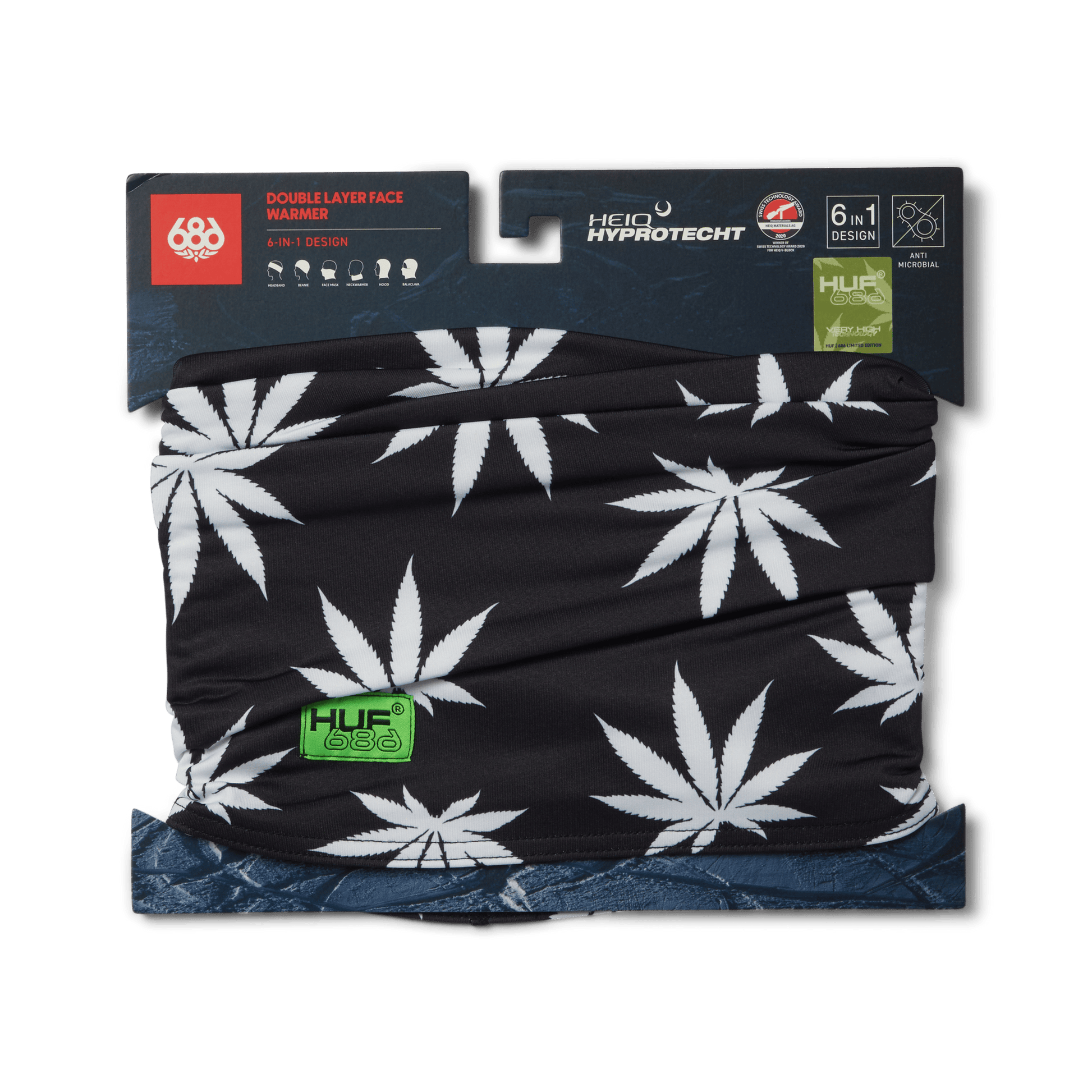 HUF x 686 Double Layer Face Warmer - Plantlife