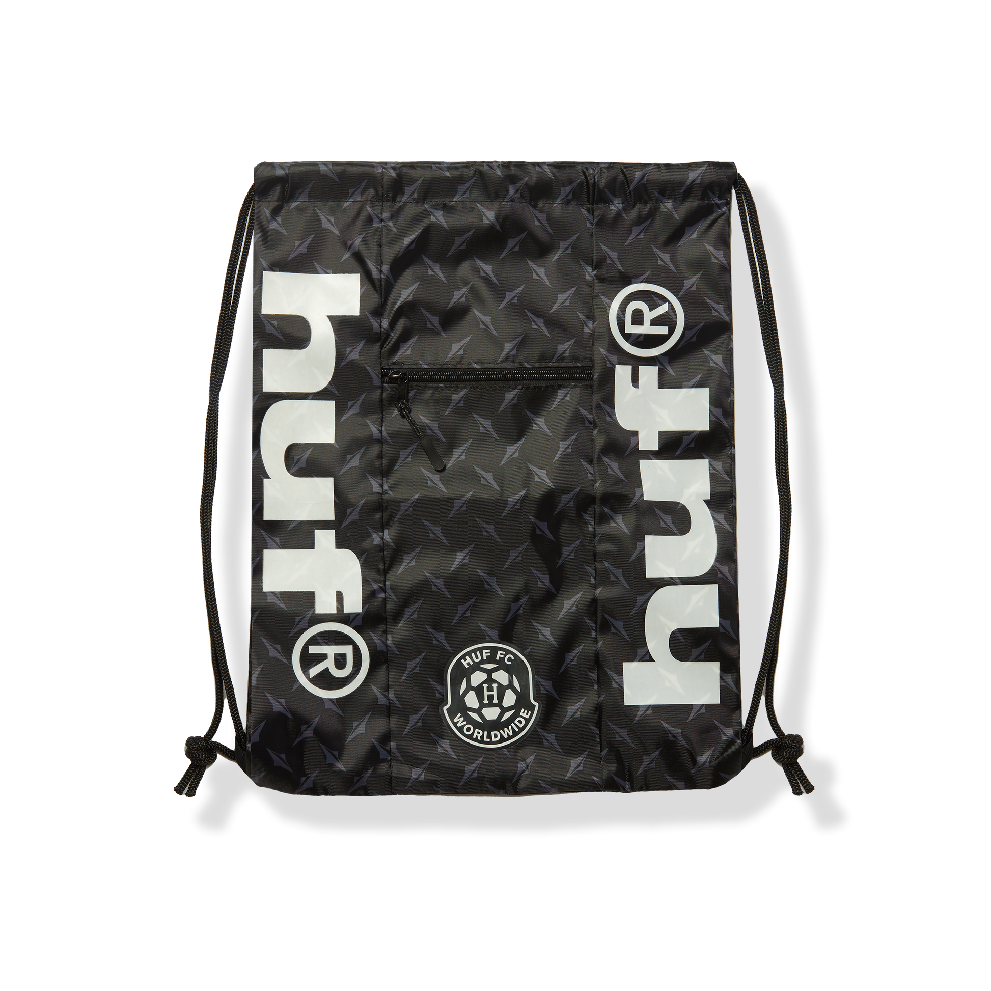 Huf FC Cinch Bag Black