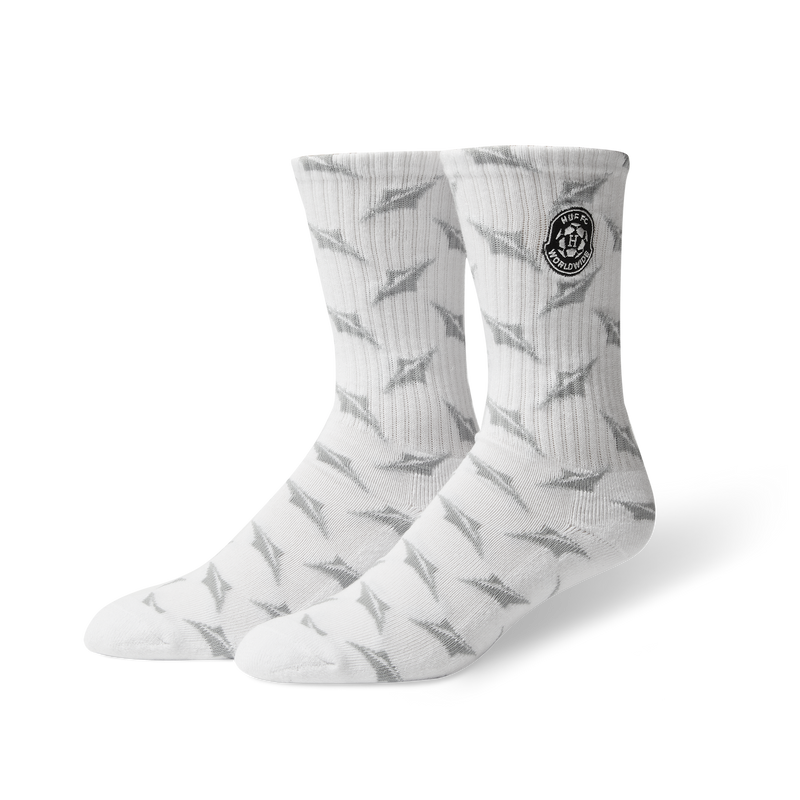 Huf FC Crew Sock White