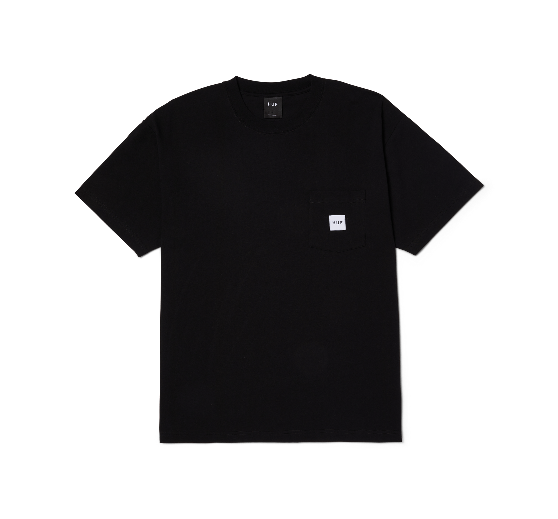 Huf Set Box Logo Pocket T-Shirt Black