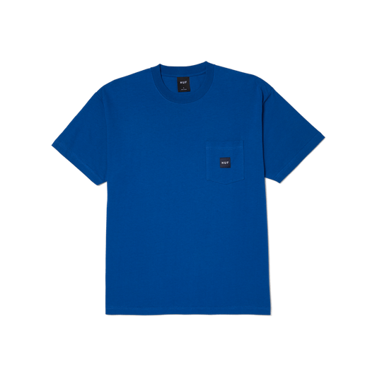 Huf Set Box Logo Pocket T-Shirt Cobalt Blue