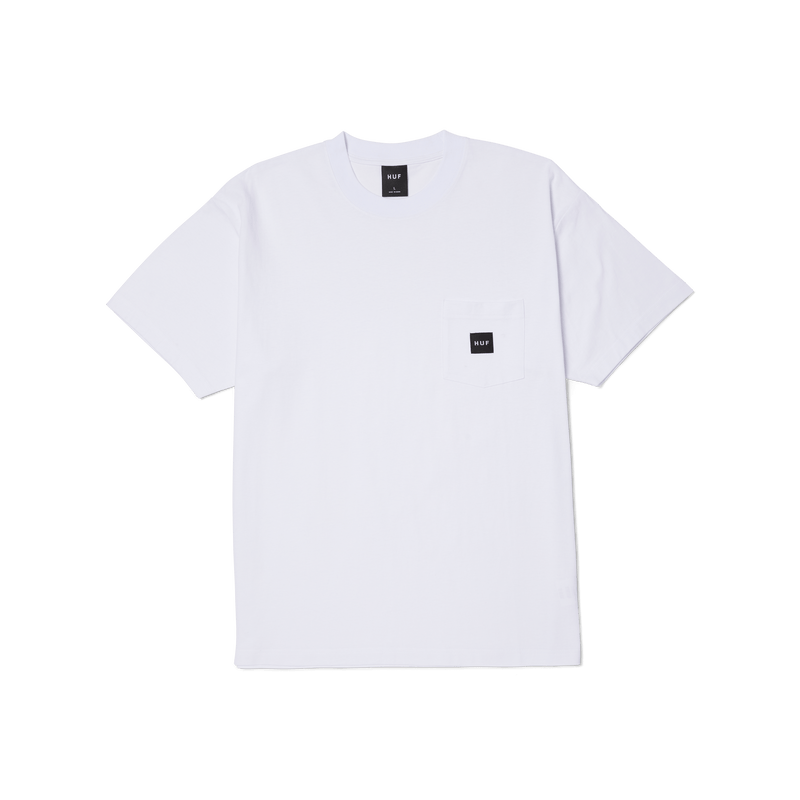 Huf Set Box Logo Pocket T-Shirt White