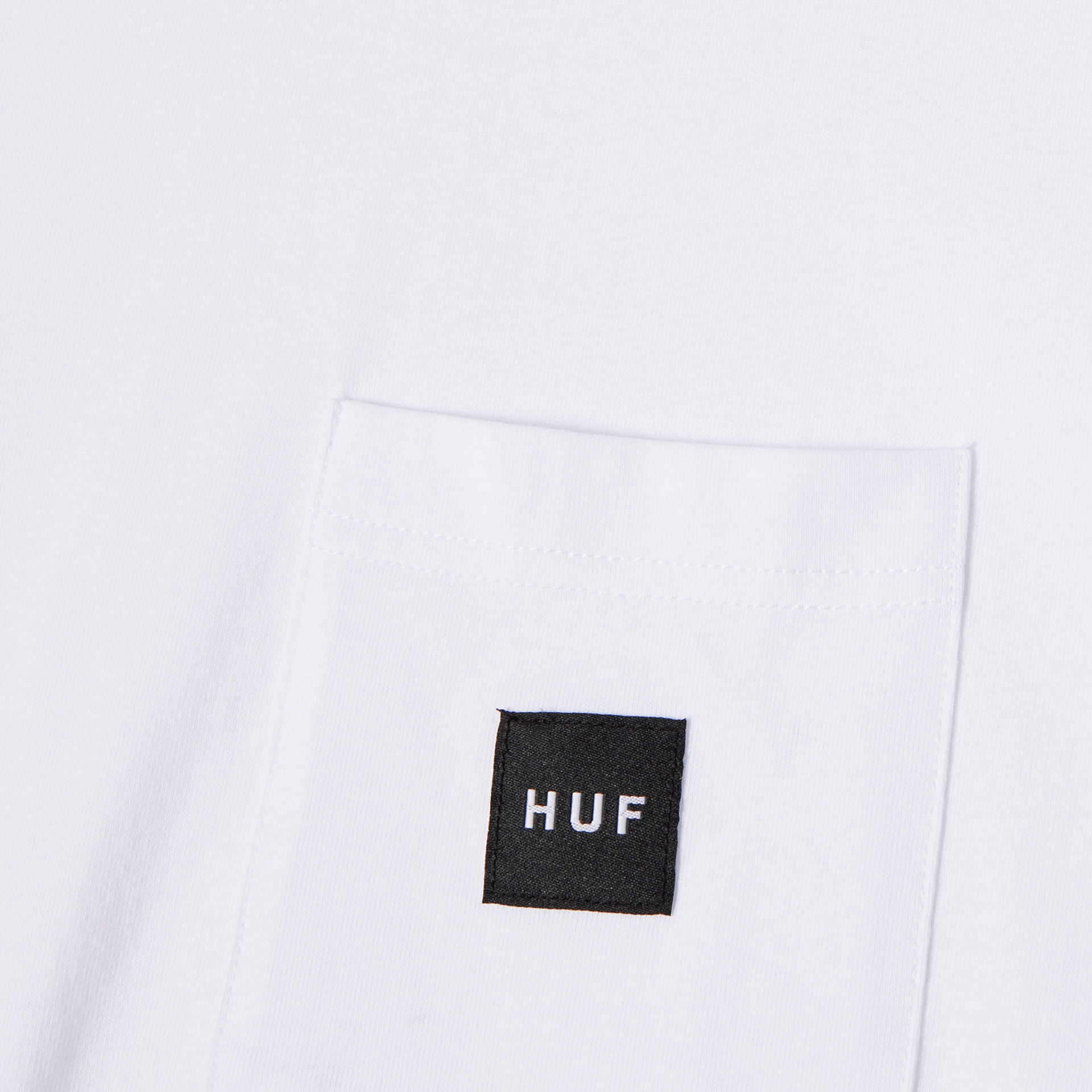 Huf Set Box Logo Pocket T-Shirt White