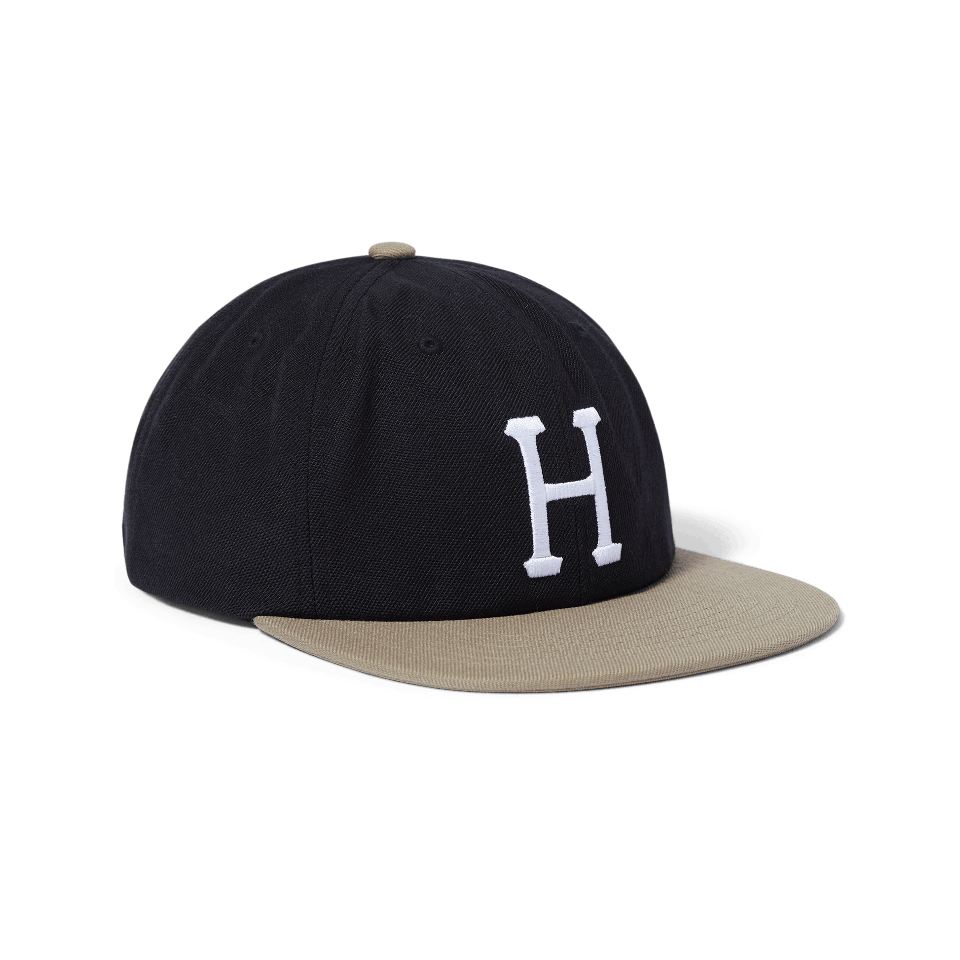 Huf SET Classic H 6-Panel Strapback Hat Black