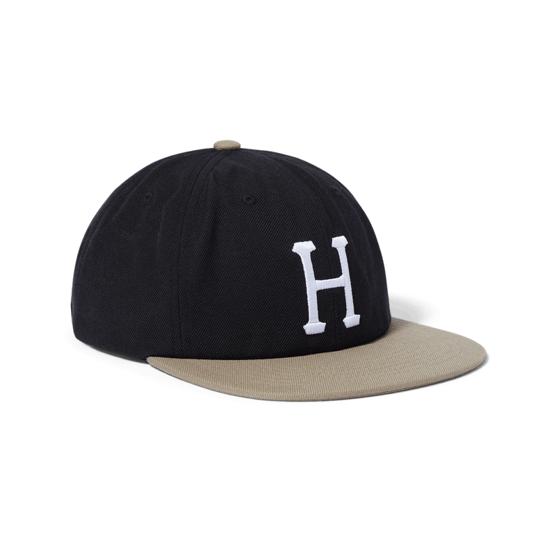 Huf SET Classic H 6-Panel Strapback Hat Black