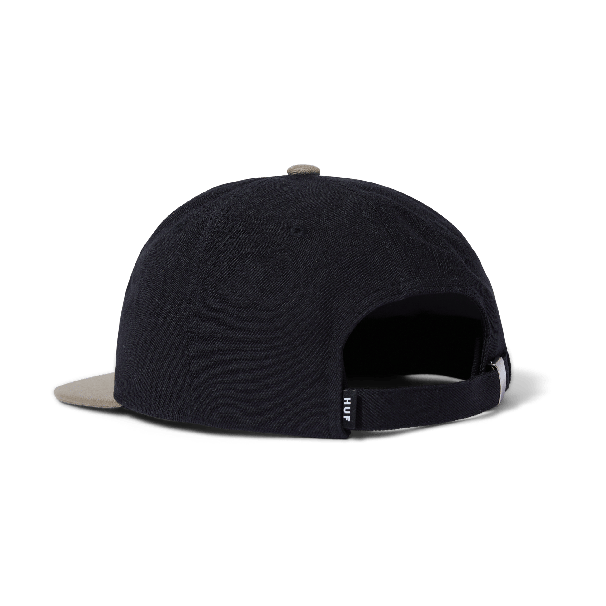 Huf SET Classic H 6-Panel Strapback Hat Black