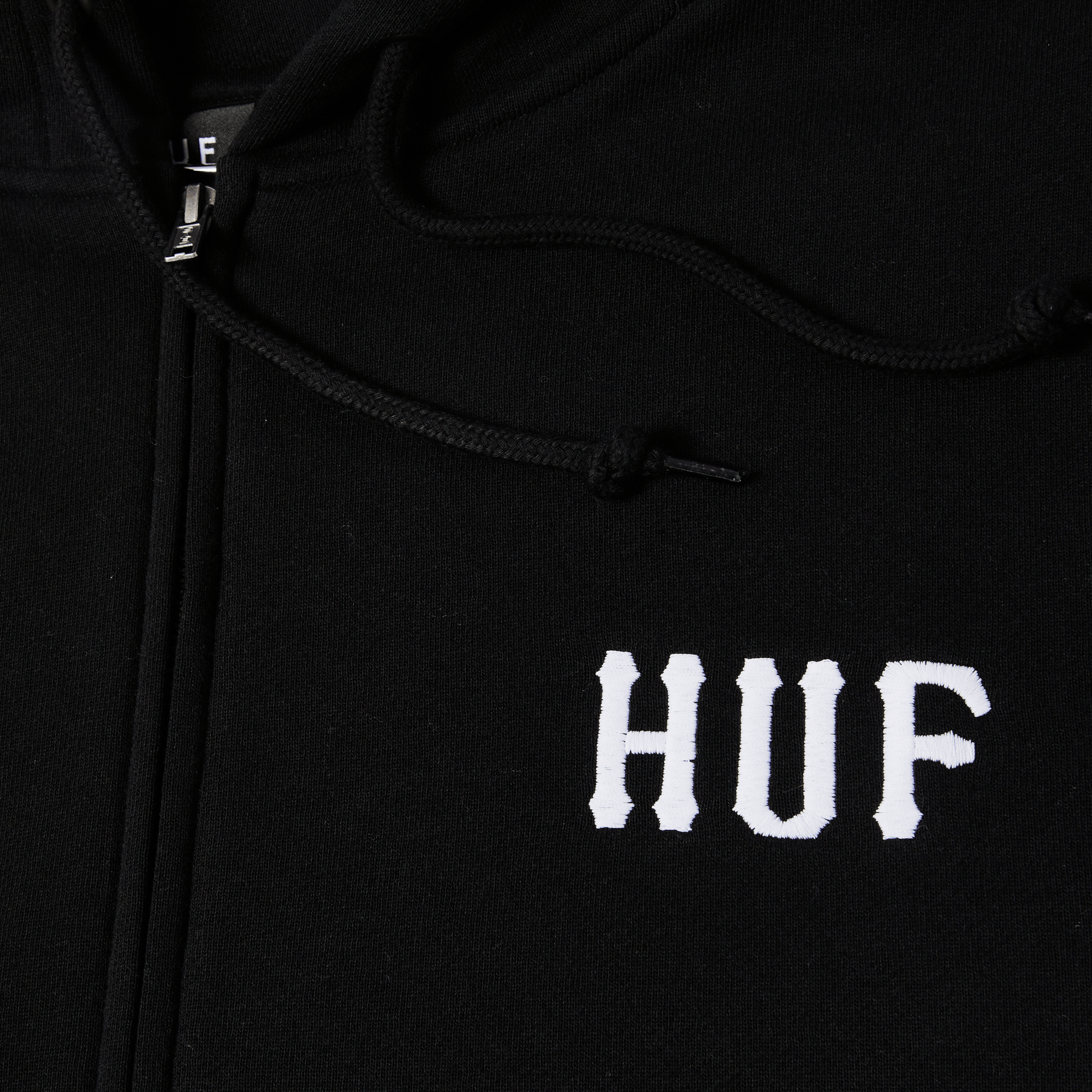 Huf Set Classic Logo F/Z Hoodie Black