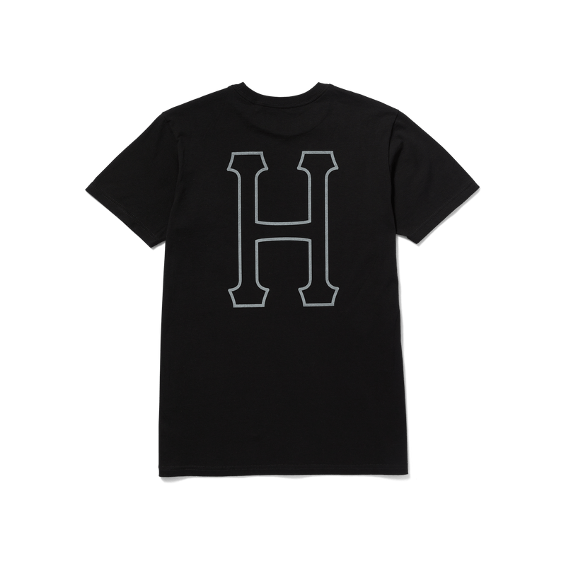 Huf SET H T-Shirt Black