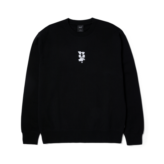 Huf Set Megablast Crewneck Sweater Black
