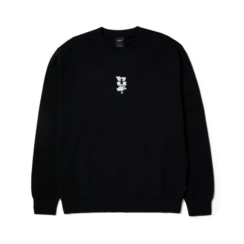 Huf Set Megablast Crewneck Sweater Black