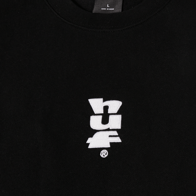 Huf Set Megablast Crewneck Sweater Black