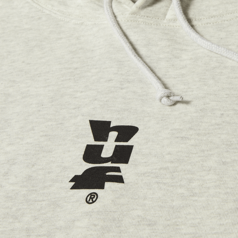 Huf Set Megablast Pullover Hoodie Ash