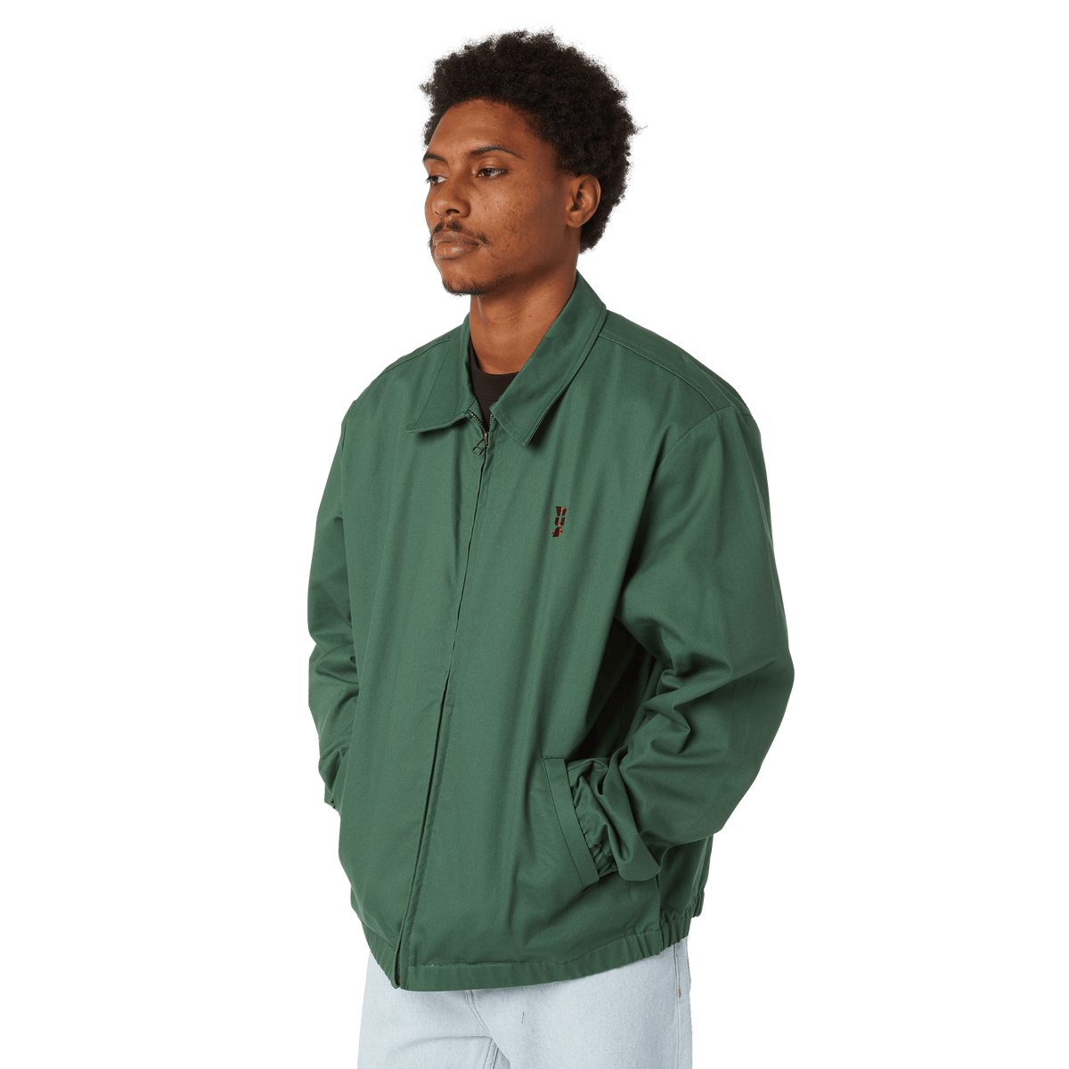 HUF Set Megablast Shop Jacket Forest