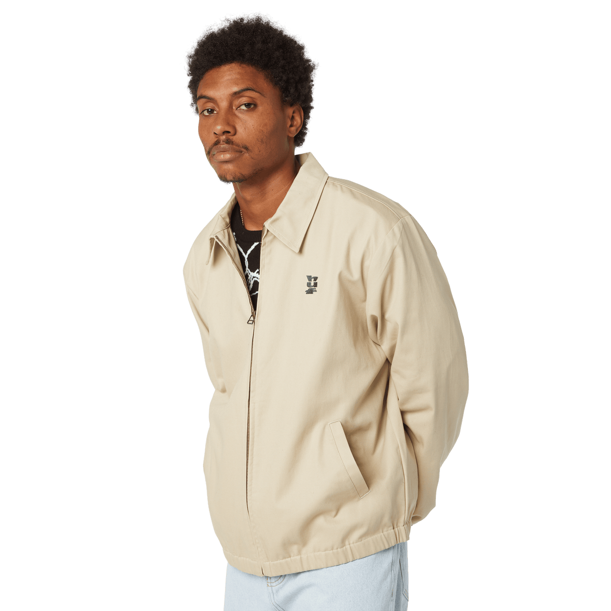 HUF Set Megablast Shop Jacket Sand