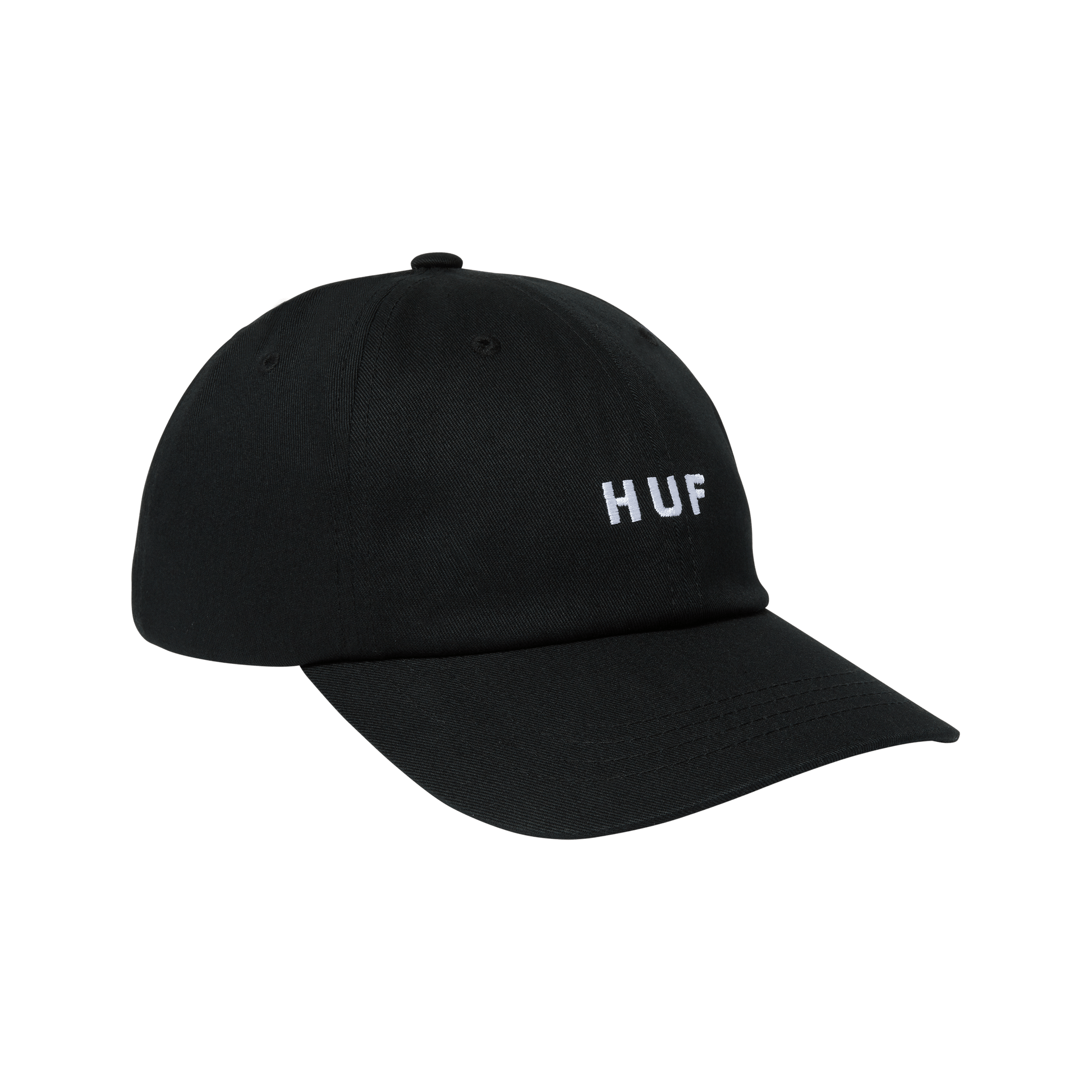 Huf SET OG Curved Visor 6-Panel Hat Black