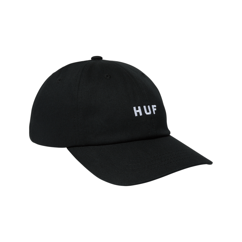 Huf SET OG Curved Visor 6-Panel Hat Black