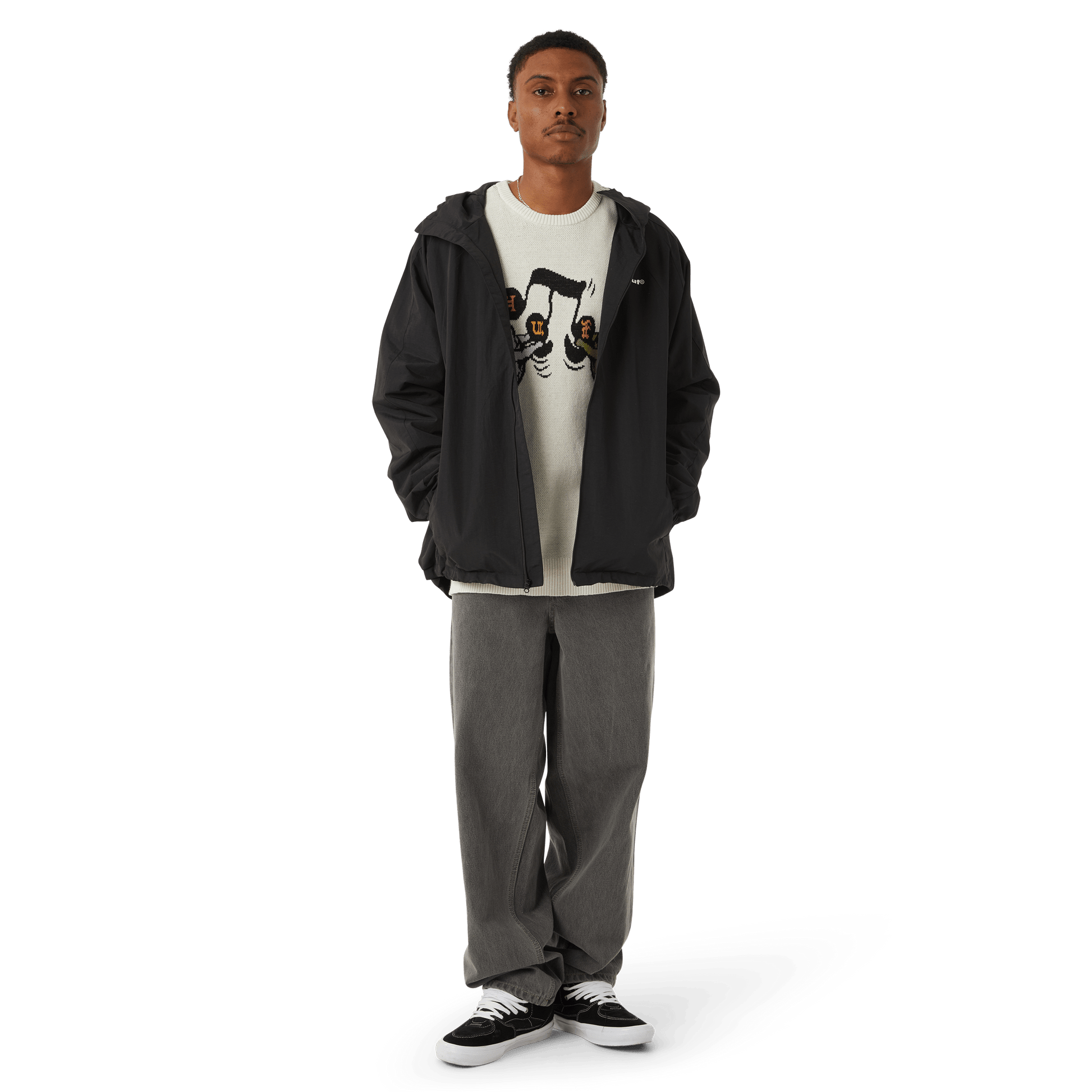 Huf SET Shell Jacket Blackout