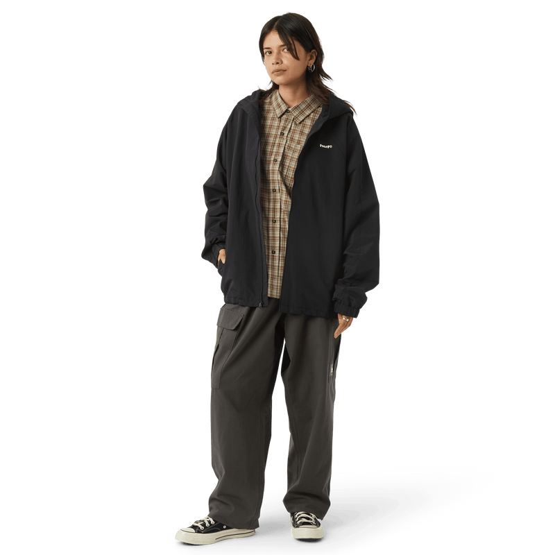 Huf SET Shell Jacket Blackout