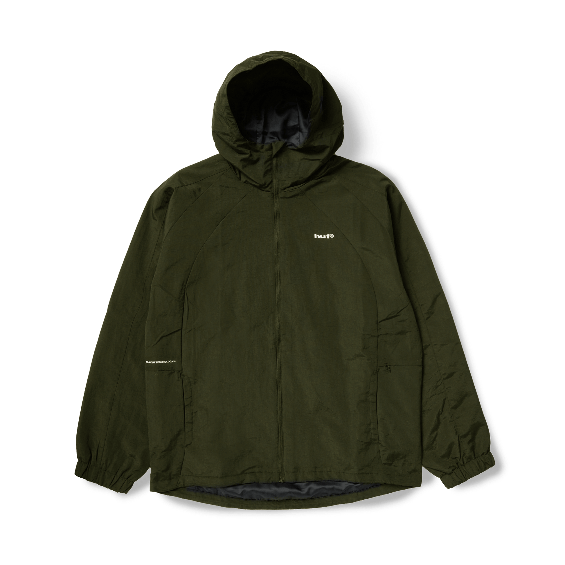 Huf SET Shell Jacket Hunter Green