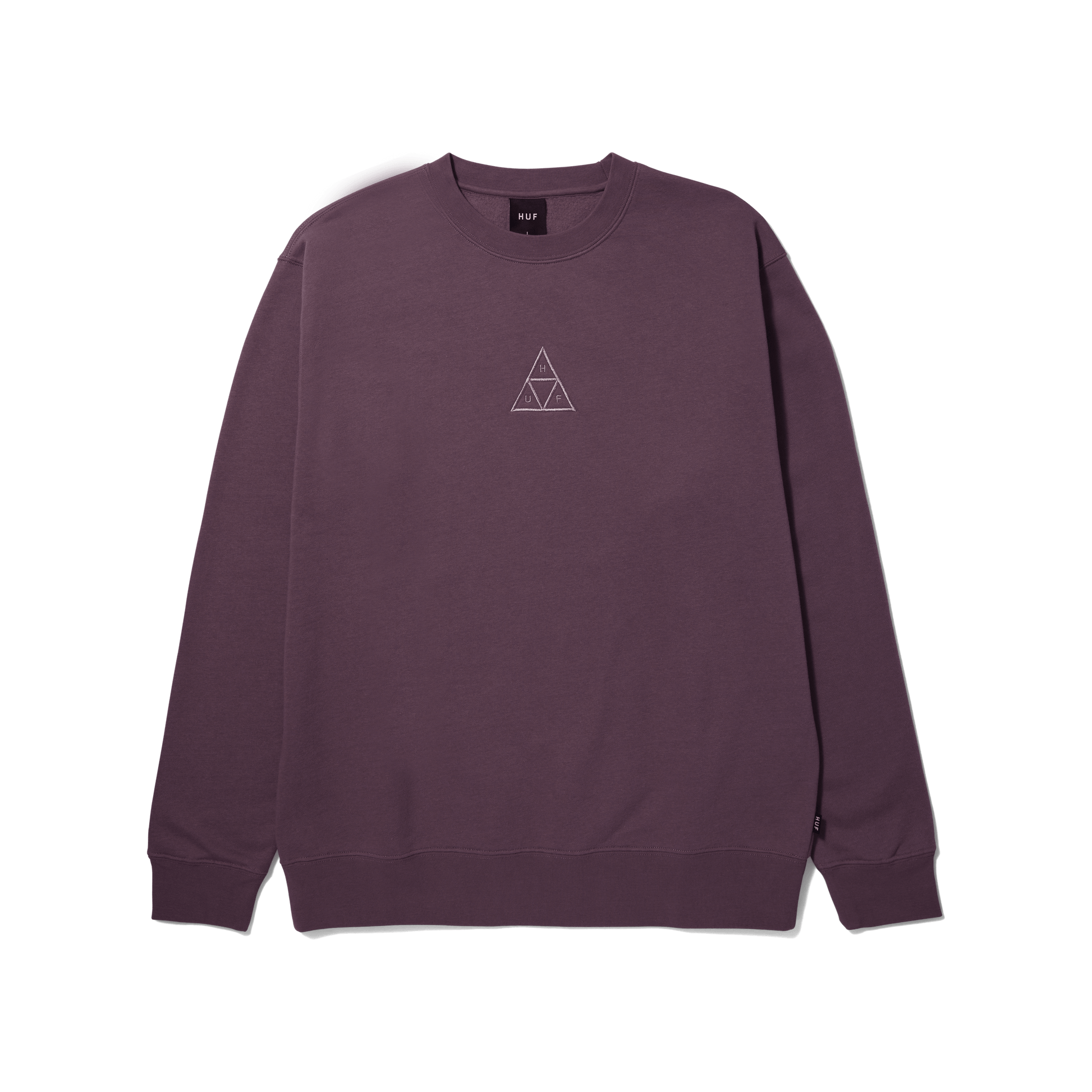 Huf SET Triple Triangle Crewneck Sweatshirt Raisin