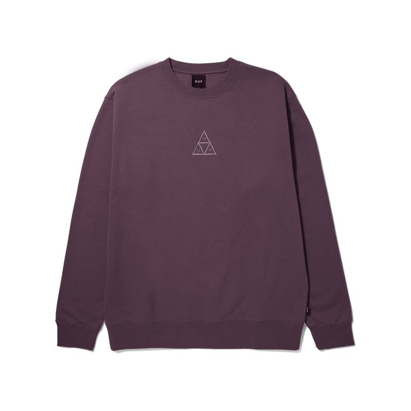 Huf SET Triple Triangle Crewneck Sweatshirt Raisin