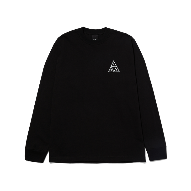Huf SET Triple Triangle Long Sleeve T-Shirt Black