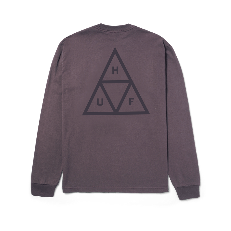 Huf SET Triple Triangle Long Sleeve T-Shirt Light Plum