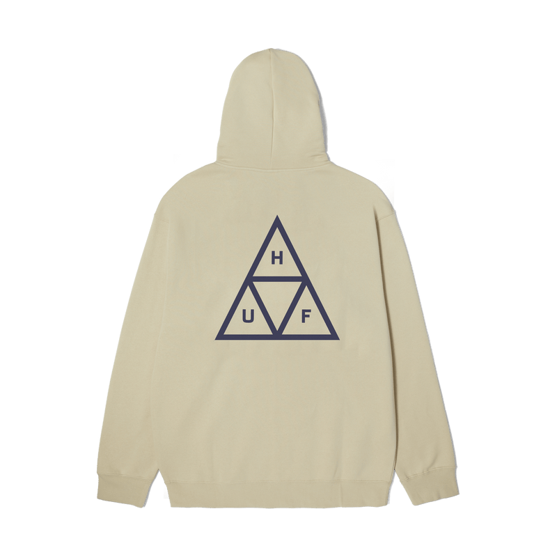 Huf SET Triple Triangle Pullover Hoodie Stone