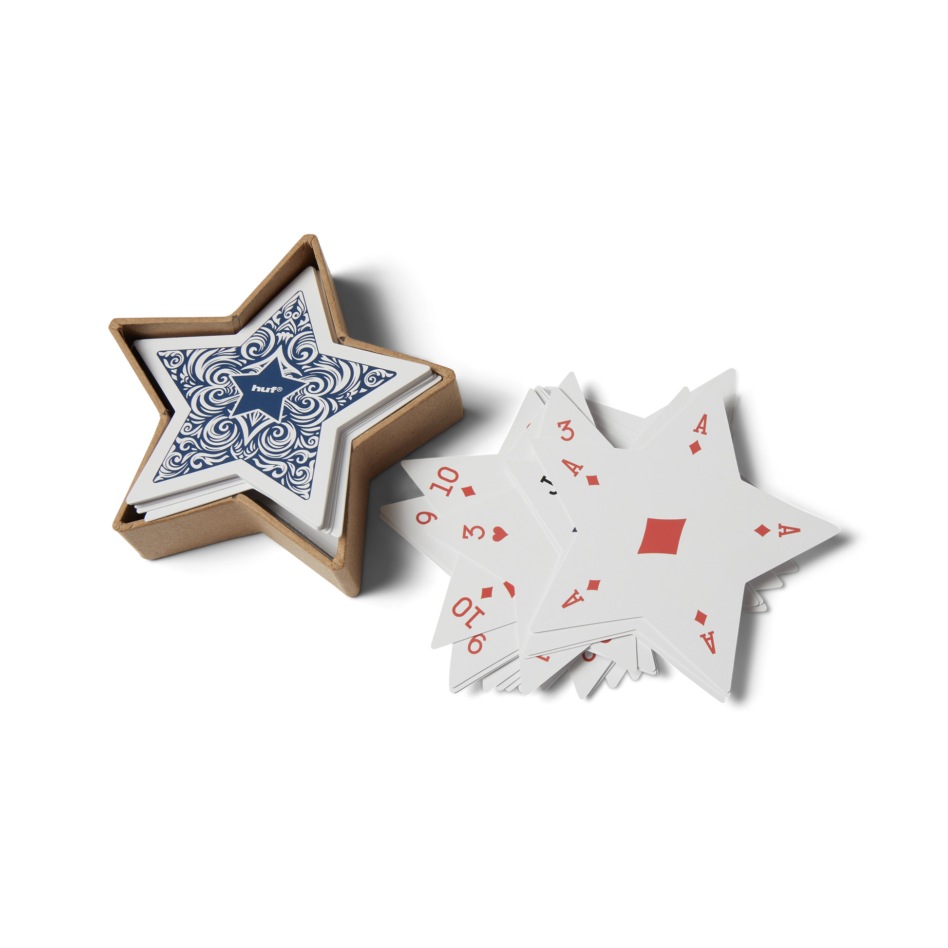 Huf Huf Star Shaped Playing Cards Multi