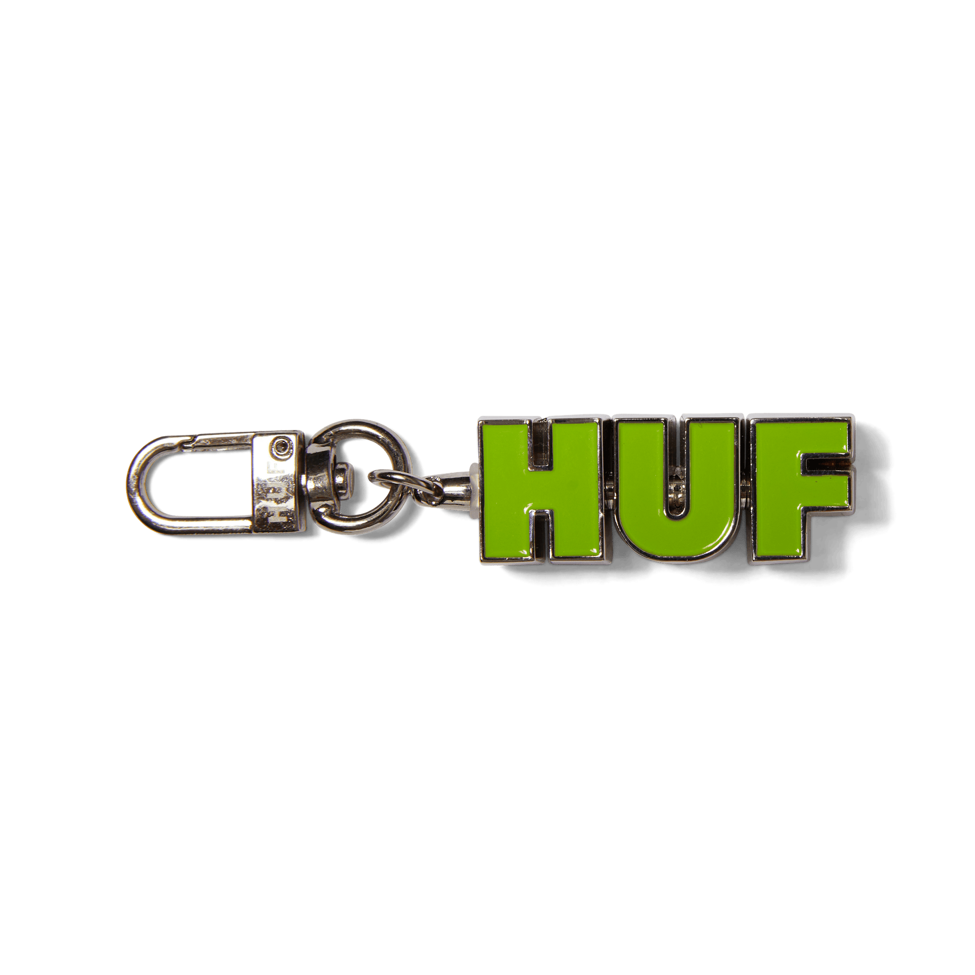 Huf Swivel Keychain Silver