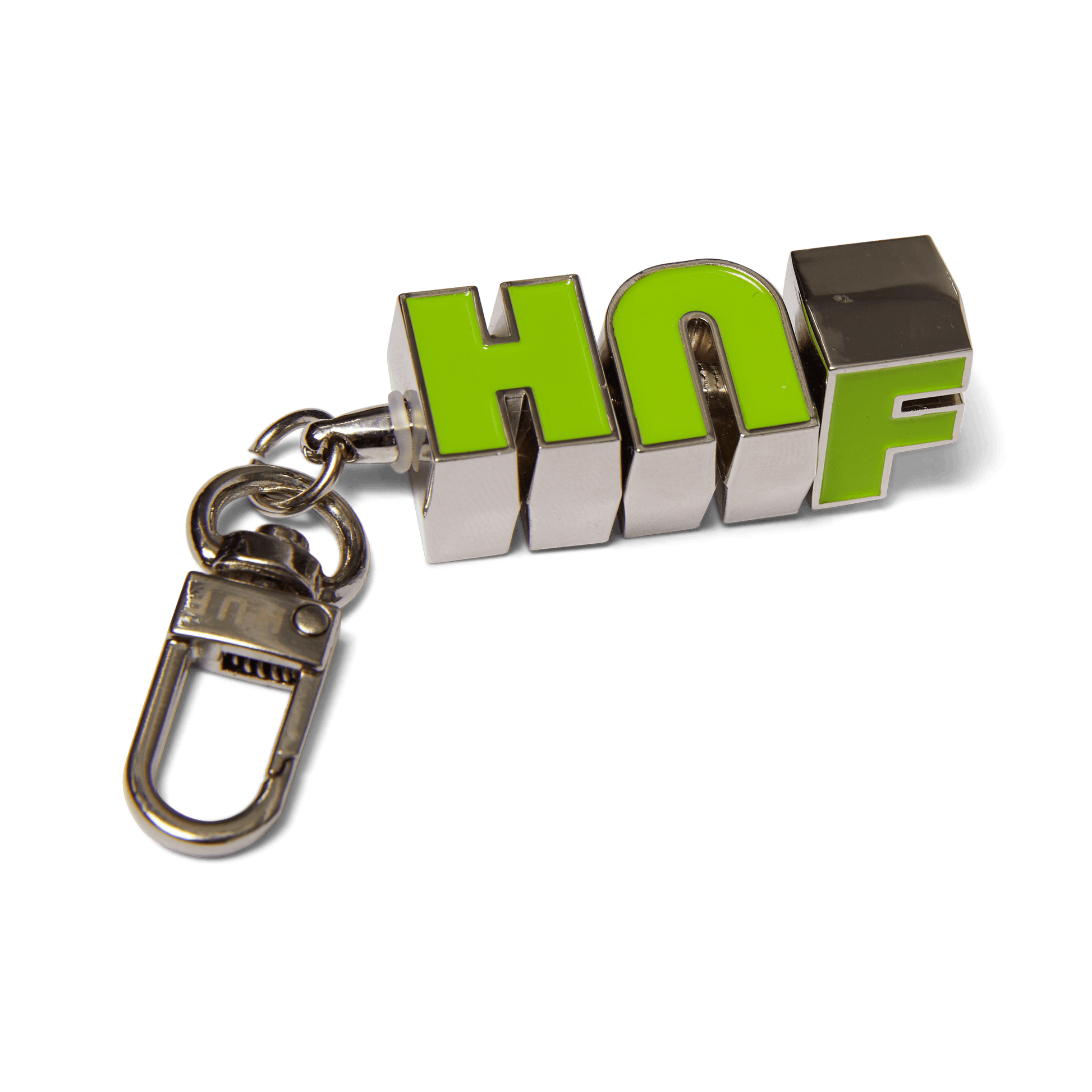 Huf Swivel Keychain Silver