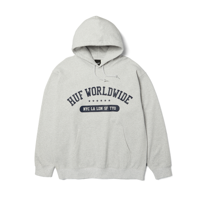 HUF Huf U Pullover Hoodie Heather Grey