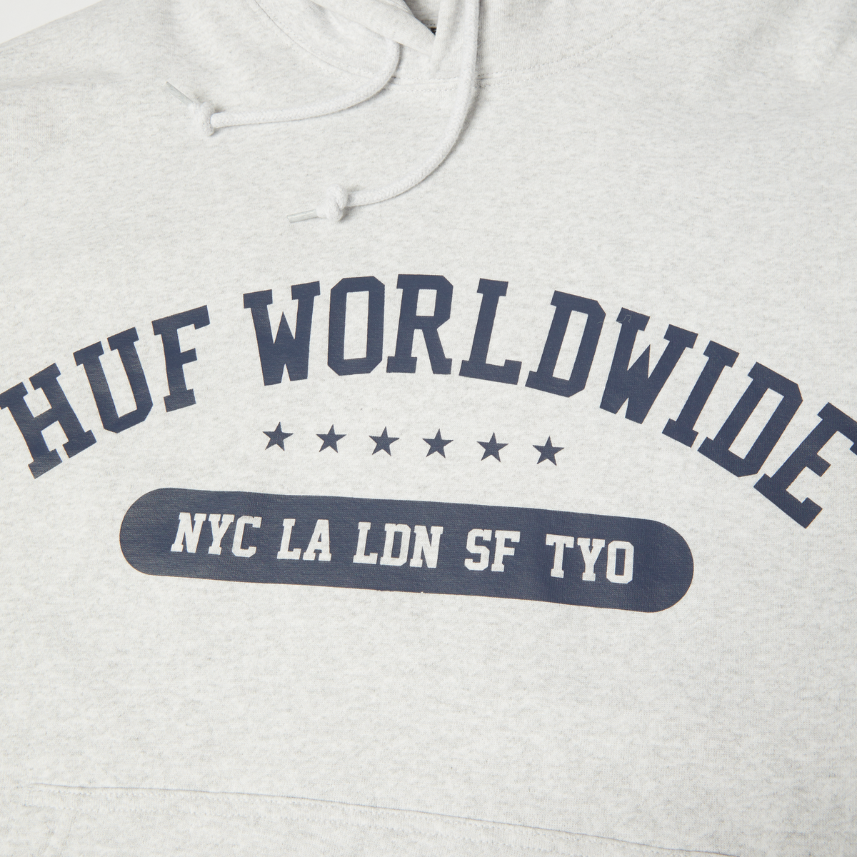 HUF Huf U Pullover Hoodie Heather Grey