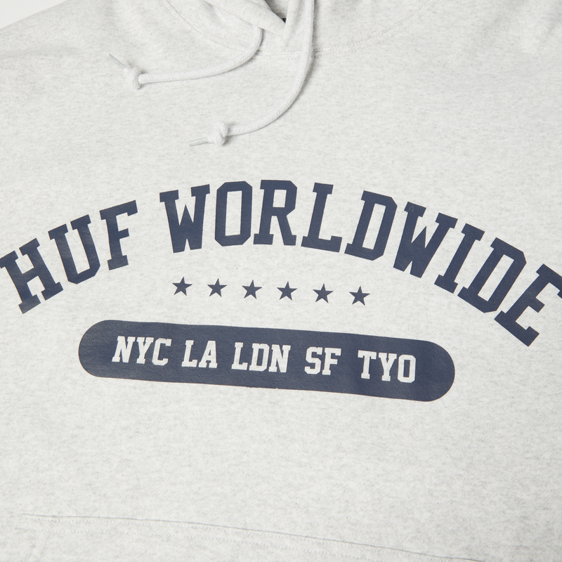 HUF Huf U Pullover Hoodie Heather Grey