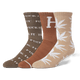 Huf Variety 3-Pack Sock Brown