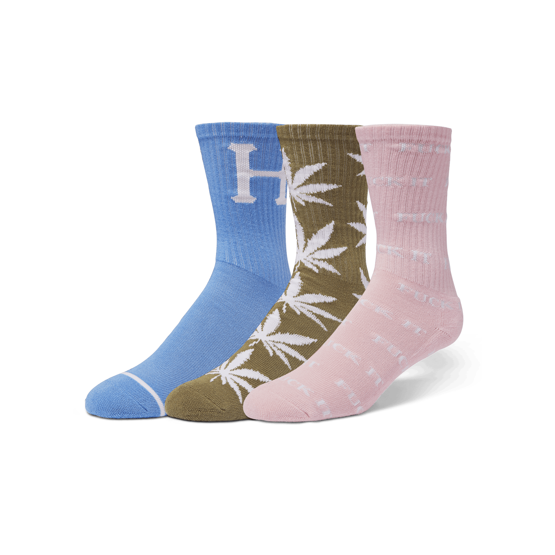 Huf Variety 3-Pack Sock Multi