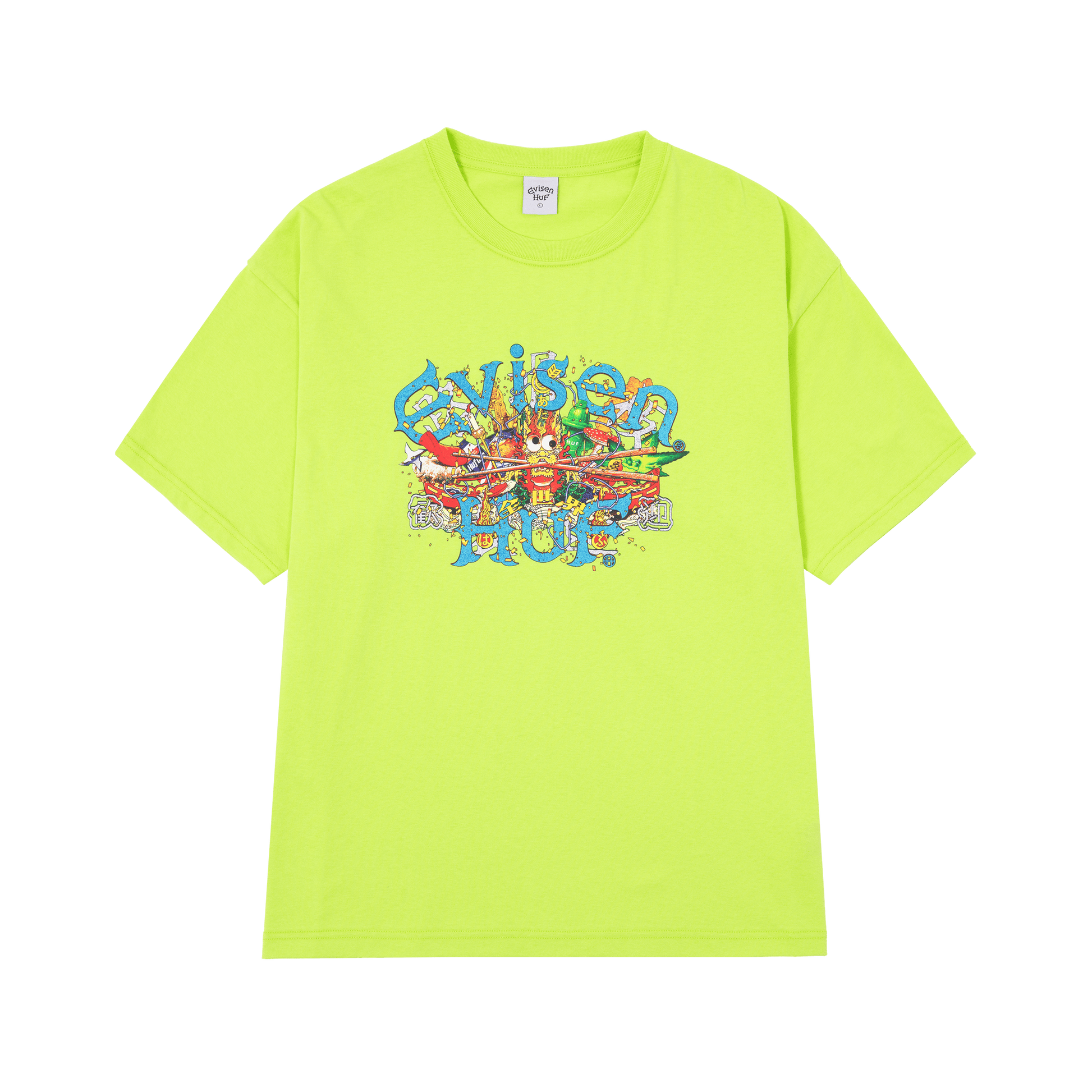 Huf x Evisen Dragon T-Shirt Green