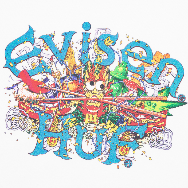 Huf x Evisen Dragon T-Shirt White