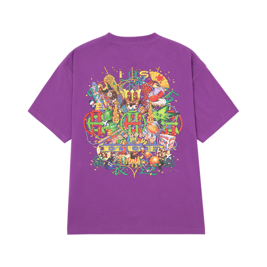 HUF x Evisen Allstar T-Shirt Purple