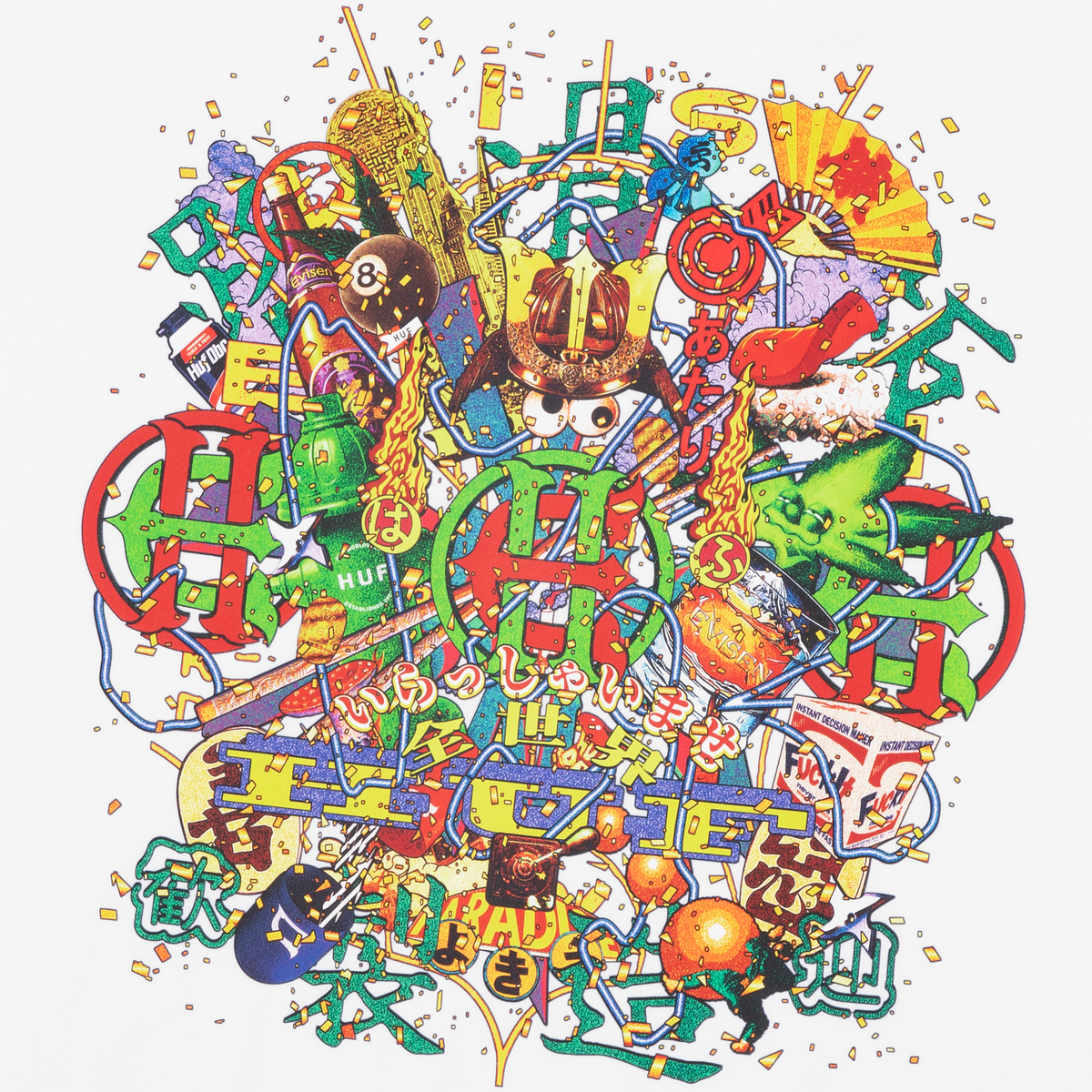 HUF x Evisen Allstar T-Shirt White