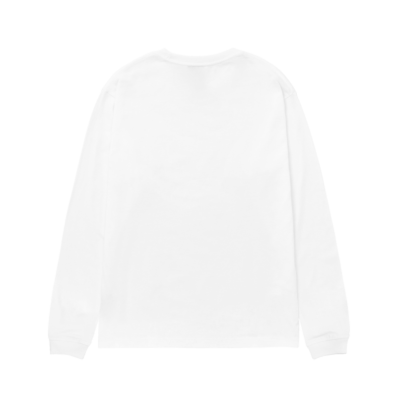 Huf x Evisen Hufuji Long Sleeve T-Shirt White