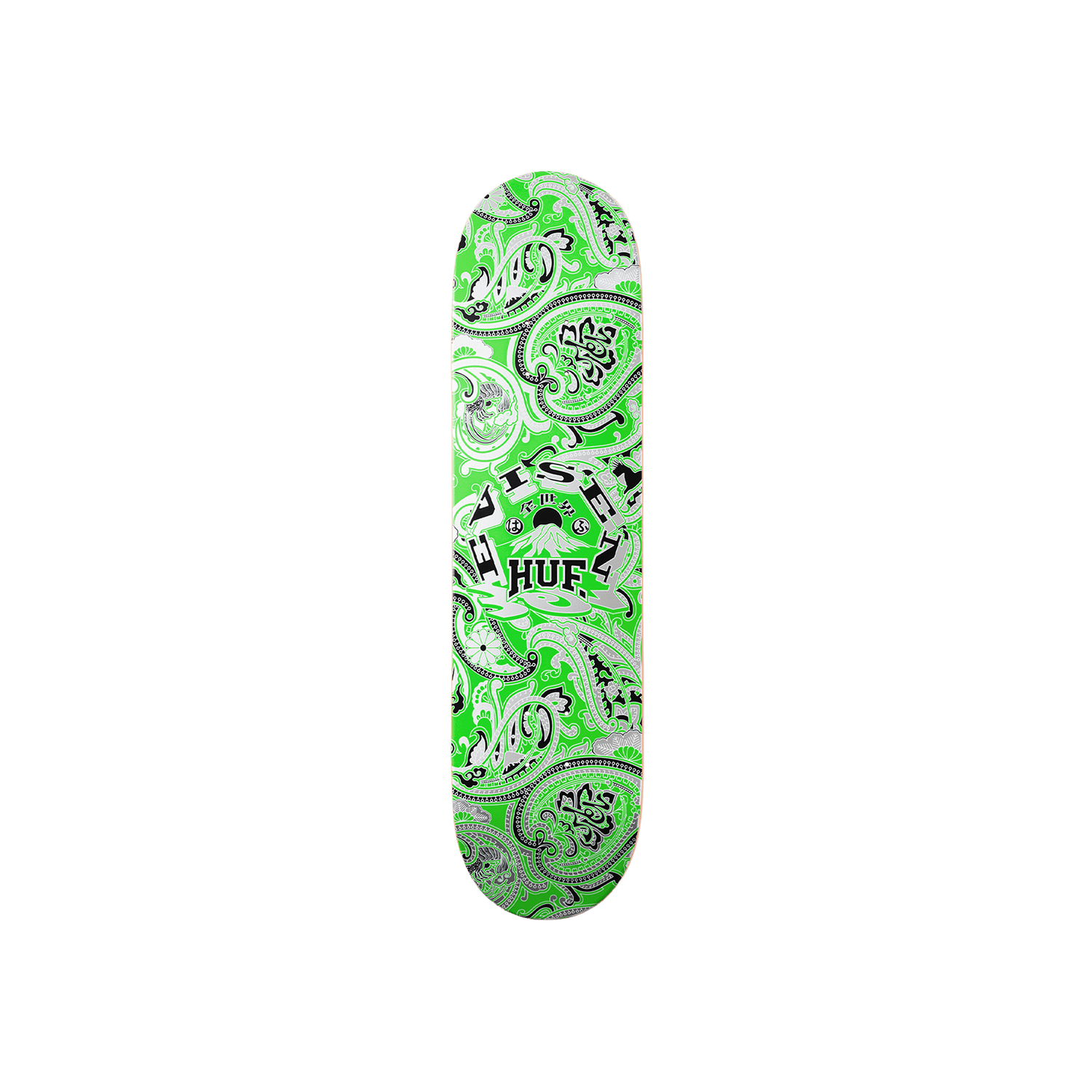 Huf x Evisen Paisley Deck Green