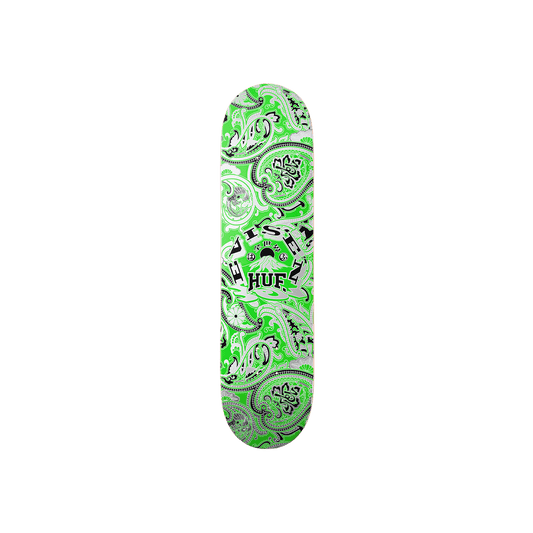 Huf x Evisen Paisley Deck Green