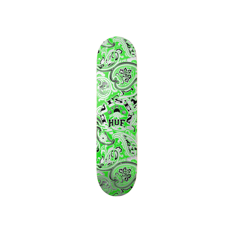 Huf x Evisen Paisley Deck Green
