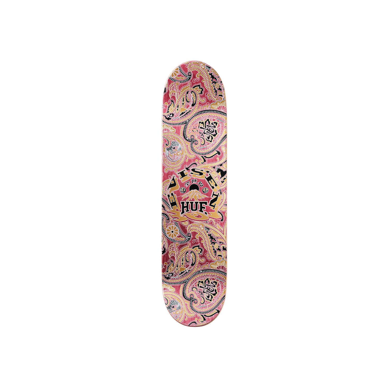 Huf x Evisen Paisley Deck Green