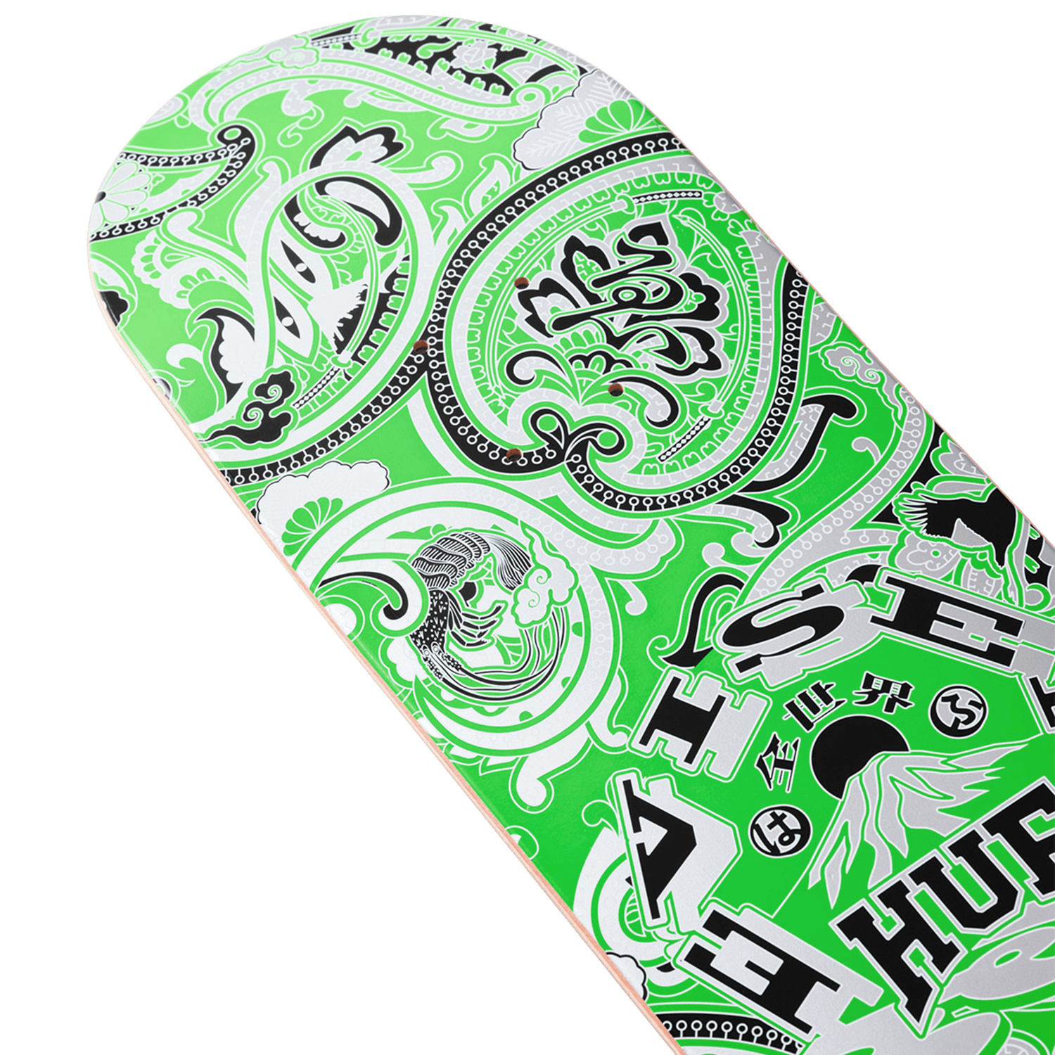 Huf x Evisen Paisley Deck Green