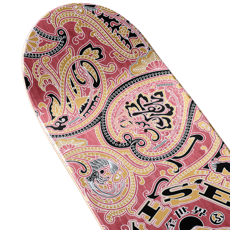 Huf x Evisen Paisley Deck Green